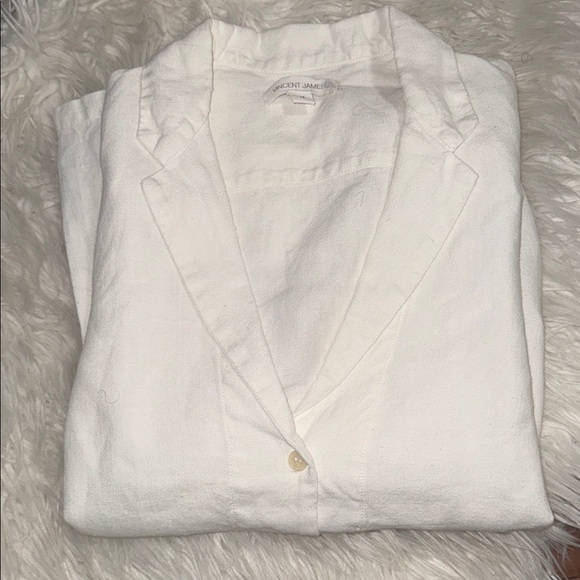 Vincent James Hutton Button Front Linen Shirt - Picture 7 of 9